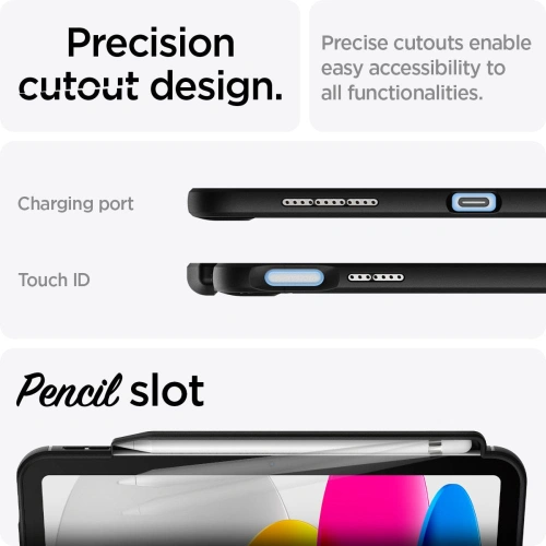 Kup Etui Spigen Rugged Armor Apple iPad 10.9 2022 (10. generacji) Matte Black - SPN2643 - {ean13} - Sklep Home Screen