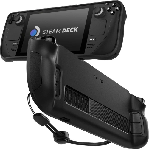 Kup Etui Spigen Rugged Armor Valve Steam Deck LCD / OLED Matt Fekete - SPN2644 - {ean13} - Sklep Home Screen