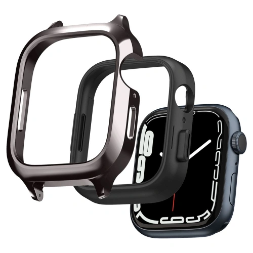 Kup Pasek + etui Spigen Metal Fit Pro Apple Watch 4/5/6/7/8/9/SE 44/45mm Graphite - SPN2646 - {ean13} - Sklep Home Screen