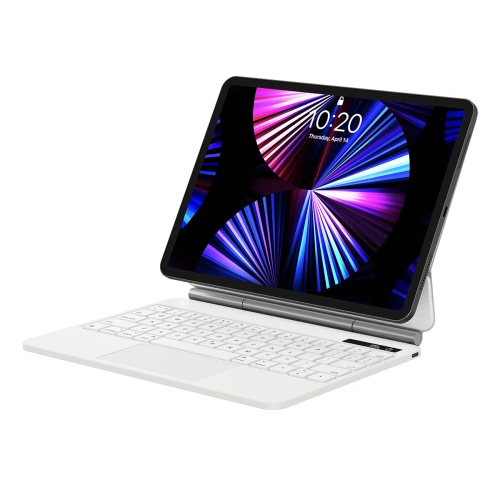Kup Etui Baseus Brilliance Magnetic Keyboard Apple iPad Air 10.9 2020/2022 (4, 5 gen) / iPad Pro 11 2018/2020/2021 (1, 2, 3 gen) / iPad Air 11 2024 (6. generace) bílý - BSU3914 - {ean13} - Sklep Home Screen