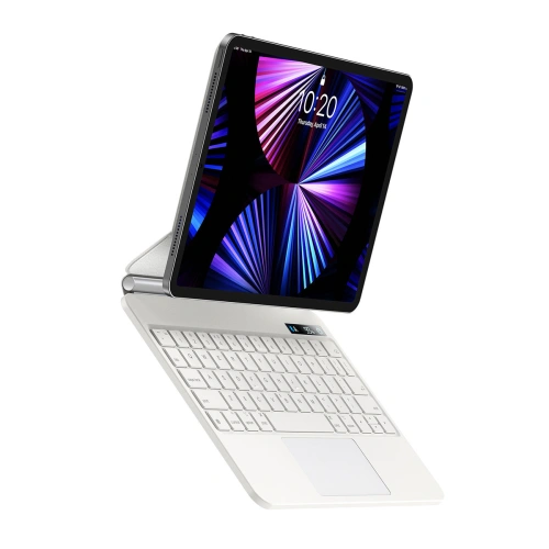 Kup Etui Baseus Brilliance Magnetic Keyboard Apple iPad Air 10.9 2020/2022 (4, 5 gen) / iPad Pro 11 2018/2020/2021 (1, 2, 3 gen) / iPad Air 11 2024 (6. generace) bílý - BSU3914 - {ean13} - Sklep Home Screen