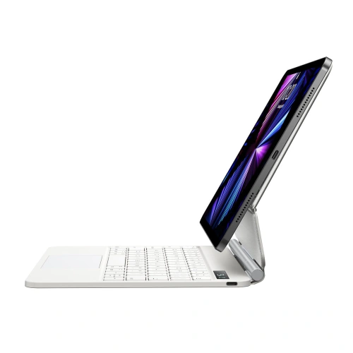 Kup Etui Baseus Brilliance Magnetic Keyboard Apple iPad Air 10.9 2020/2022 (4, 5 gen) / iPad Pro 11 2018/2020/2021 (1, 2, 3 gen) / iPad Air 11 2024 (6. generace) bílý - BSU3914 - {ean13} - Sklep Home Screen