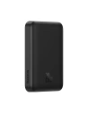 Powerbank Baseus Magnetic Mini MagSafe 15W PD QC 20W 10000mAh černý (Overseas Edition) + kabel USB-C/USB-C 60W 3A 0.5m černý