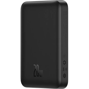 Buy Powerbank Baseus Magnetic Mini MagSafe 15W PD QC 20W 10000mAh black (Overseas Edition) + USB-C/USB-C Cable 60W 3A 0.5m black - BSU3915 - {ean13} - Home Screen Store Europe