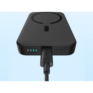 Buy Powerbank Baseus Magnetic Mini MagSafe 15W PD QC 20W 10000mAh black (Overseas Edition) + USB-C/USB-C Cable 60W 3A 0.5m black - BSU3915 - {ean13} - Home Screen Store Europe
