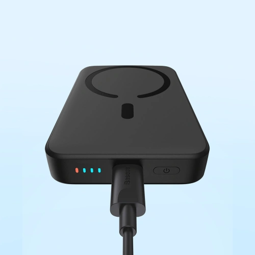 Kup Powerbank Baseus Magnetic Mini MagSafe 15W PD QC 20W 10000mAh černý (Overseas Edition) + kabel USB-C/USB-C 60W 3A 0.5m černý - BSU3915 - {ean13} - Sklep Home Screen