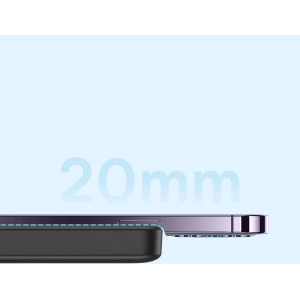 Powerbank Baseus Magnetic Mini MagSafe 15W PD QC 20W 10000mAh czarny (Overseas Edition) + kabel USB-C/USB-C 60W 3A 0.5m czarny