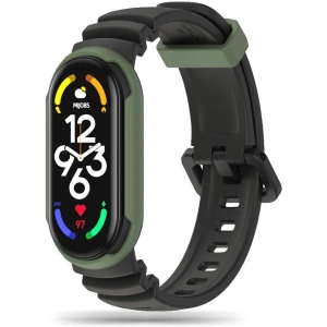 Buy Tech-Protect Iconband Hybrid Xiaomi Mi Band 5/6/6 NFC/7 Black/army Green - THP1708 - {ean13} - Home Screen Store Europe