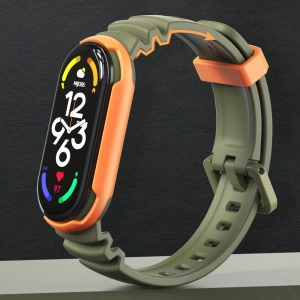 Kup Pasek Tech-Protect Iconband Hybrid Xiaomi Mi Band 5/6/6 NFC/7 Black/army Green - THP1708 - {ean13} - Sklep Home Screen