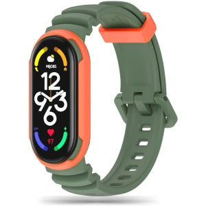 Buy Tech-Protect Iconband Hybrid Xiaomi Mi Band 5/6/6 NFC/7 Army Green/orange - THP1709 - {ean13} - Home Screen Store Europe