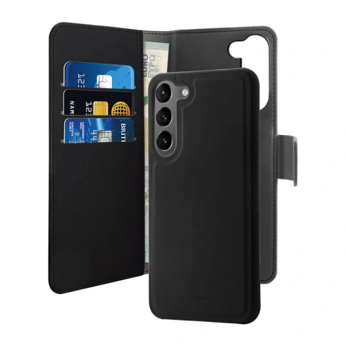 Kup Etui PURO Wallet Detachable 2w1 Samsung Galaxy S23+ Plus (czarny) - PUR628 - {ean13} - Sklep Home Screen