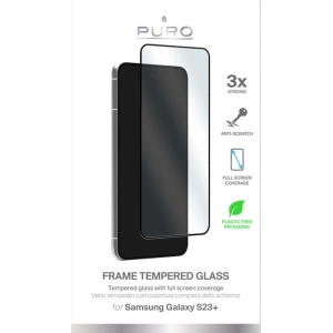 Kup Szkło hartowane PURO Frame Tempered Glass Samsung Galaxy S23+ Plus (czarna ramka) - PUR630 - {ean13} - Sklep Home Screen