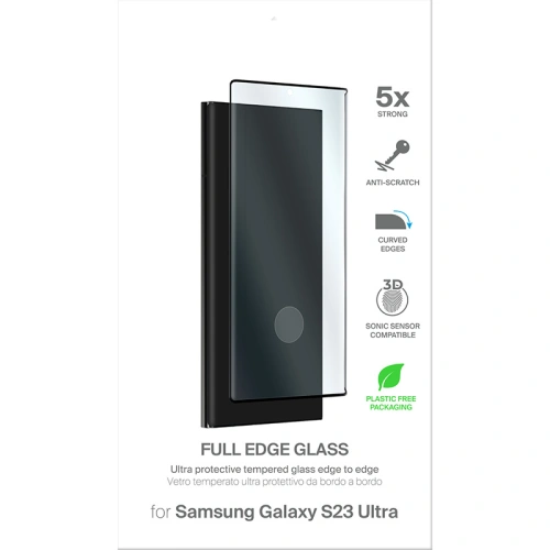 Kup Sticlă securizată PURO Frame Tempered Glass Samsung Galaxy S23 Ultra (ramă neagră) - PUR631 - {ean13} - Sklep Home Screen