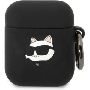 Kup Etui Karl Lagerfeld KLA2RUNCHK pentru Apple AirPods 2/1, negru/silicon Choupette Head 3D - KLD1399 - {ean13} - Sklep Home Screen