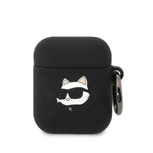 Kup Etui Karl Lagerfeld KLA2RUNCHK Apple AirPods 2/1 tok fekete/színes Szilikon Choupette Fej 3D - KLD1399 - {ean13} - Sklep Home Screen