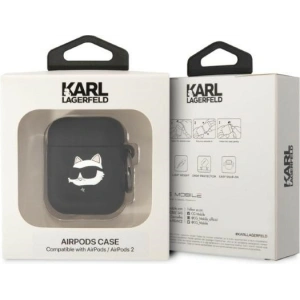 Kup Etui Karl Lagerfeld KLA2RUNCHK pentru Apple AirPods 2/1, negru/silicon Choupette Head 3D - KLD1399 - {ean13} - Sklep Home Screen