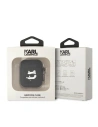 Buy Karl Lagerfeld KLA2RUNCHK Apple AirPods 2/1 cover black Silicone Choupette Head 3D - KLD1399 - {ean13} - Home Screen Store Europe