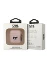 Buy Karl Lagerfeld KLA2RUNCHP Apple AirPods 2/1 cover pink Silicone Choupette Head 3D - KLD1400 - {ean13} - Home Screen Store Europe
