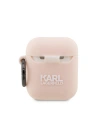Kup Etui Karl Lagerfeld KLA2RUNIKP Apple AirPods 2/1 cover różowy/pink Silicone Karl Head 3D - KLD1402 - {ean13} - Sklep Home Screen