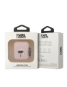 Kup Etui Karl Lagerfeld KLA2RUNIKP Apple AirPods 2/1 cover różowy/pink Silicone Karl Head 3D - KLD1402 - {ean13} - Sklep Home Screen