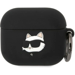 Kup Etui Karl Lagerfeld KLA3RUNCHK Apple AirPods 3 cover czarny/black Silicone Choupette Head 3D - KLD1404 - {ean13} - Sklep Home Screen