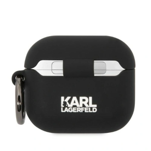 Kup Etui Karl Lagerfeld KLA3RUNCHK Apple AirPods 3 cover negru/black Silicon Choupette Head 3D - KLD1404 - {ean13} - Sklep Home Screen