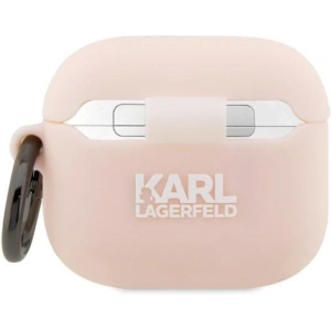 Kup Etui Karl Lagerfeld KLA3RUNCHP Apple AirPods 3 cover różowy/pink Silicone Choupette Head 3D - KLD1405 - {ean13} - Sklep Home Screen