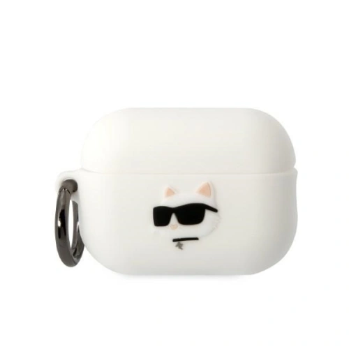 Kup Case Karl Lagerfeld KLAP2RUNCHH Apple AirPods Pro 2 Hülle weiß/white Silikon Choupette Kopf 3D - KLD1409 - {ean13} - Sklep Home Screen