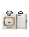 Kup Case Karl Lagerfeld KLAP2RUNCHH Apple AirPods Pro 2 Hülle weiß/white Silikon Choupette Kopf 3D - KLD1409 - {ean13} - Sklep Home Screen