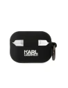 Kup Etui Karl Lagerfeld KLAP2RUNCHK Apple AirPods Pro 2 cover czarny/black Silicone Choupette Head 3D - KLD1410 - {ean13} - Sklep Home Screen
