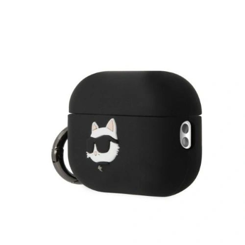 Kup Etui Karl Lagerfeld KLAP2RUNCHK Apple AirPods Pro 2 cover czarny/black Silicone Choupette Head 3D - KLD1410 - {ean13} - Sklep Home Screen
