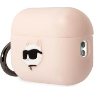 Buy Karl Lagerfeld KLAP2RUNCHP Apple AirPods Pro 2 cover pink Silicone Choupette Head 3D - KLD1411 - {ean13} - Home Screen Store Europe