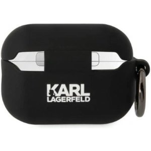 Buy Karl Lagerfeld KLAP2RUNIKK Apple AirPods Pro 2 cover black Silicone Karl Head 3D - KLD1413 - {ean13} - Home Screen Store Europe