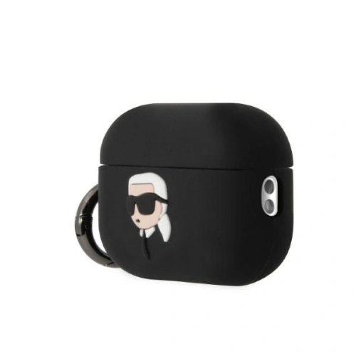 Kup Etui Karl Lagerfeld KLAP2RUNIKK Apple AirPods Pro 2 husă neagră/black Silicon Karl Head 3D - KLD1413 - {ean13} - Sklep Home Screen