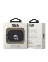 Kup Etui Karl Lagerfeld KLAP2RUNIKK Apple AirPods Pro 2 husă neagră/black Silicon Karl Head 3D - KLD1413 - {ean13} - Sklep Home Screen