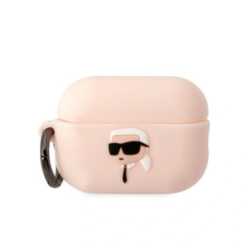 Kup Etui Karl Lagerfeld KLAP2RUNIKP Apple AirPods Pro 2 tok rózsaszín/szürke Szilikon Karl Fej 3D - KLD1414 - {ean13} - Sklep Home Screen