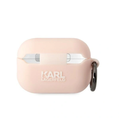 Kup Etui Karl Lagerfeld KLAP2RUNIKP Apple AirPods Pro 2 tok rózsaszín/szürke Szilikon Karl Fej 3D - KLD1414 - {ean13} - Sklep Home Screen