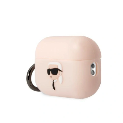 Kup Etui Karl Lagerfeld KLAP2RUNIKP Apple AirPods Pro 2 tok rózsaszín/szürke Szilikon Karl Fej 3D - KLD1414 - {ean13} - Sklep Home Screen