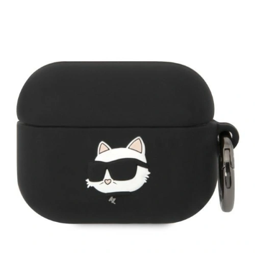 Kup Etui Karl Lagerfeld KLAPRUNCHK pentru Apple AirPods Pro, negru/silikon Choupette Head 3D - KLD1416 - {ean13} - Sklep Home Screen