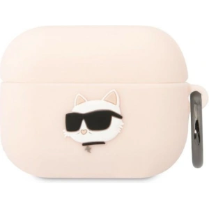 Kup Etui Karl Lagerfeld KLAPRUNCHP Apple AirPods Pro cover różowy/pink Silicone Choupette Head 3D - KLD1417 - {ean13} - Sklep Home Screen