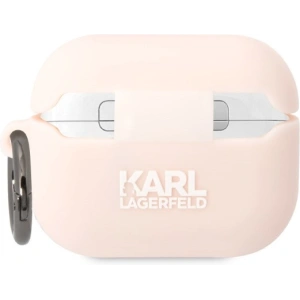 Buy Karl Lagerfeld KLAPRUNCHP Apple AirPods Pro cover pink Silicone Choupette Head 3D - KLD1417 - {ean13} - Home Screen Store Europe