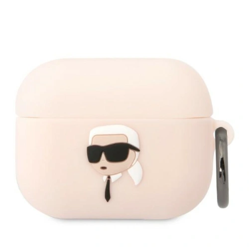 Kup Etui Karl Lagerfeld KLAPRUNIKP Apple AirPods Pro kryt růžový/pink silikon Karl Head 3D - KLD1419 - {ean13} - Sklep Home Screen