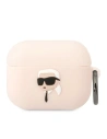 Kup Etui Karl Lagerfeld KLAPRUNIKP Apple AirPods Pro kryt růžový/pink silikon Karl Head 3D - KLD1419 - {ean13} - Sklep Home Screen