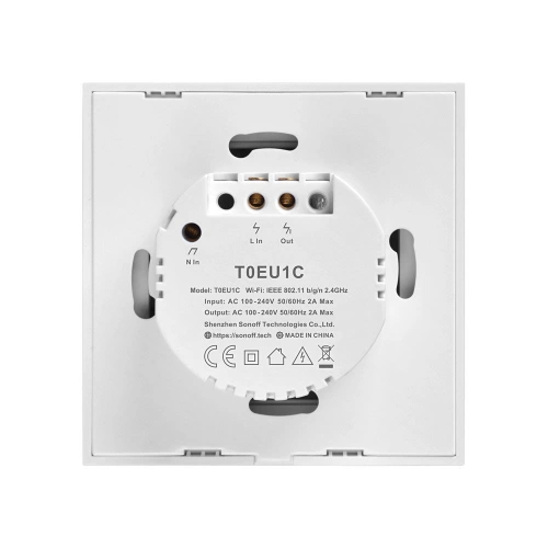 Kup Touch-WiFi-Lichtschalter Sonoff T0 EU TX (1-Kanal) - SNF39 - {ean13} - Sklep Home Screen