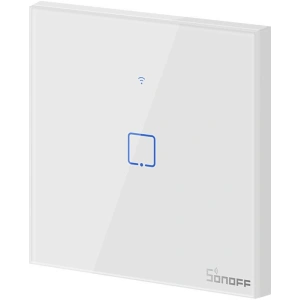 Buy Touch light switch WiFi + RF 433 Sonoff T1 EU TX (1-channel) white - SNF41 - {ean13} - Home Screen Store Europe