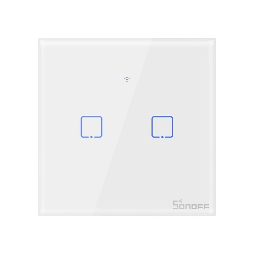 Kup Érintő kapcsoló WiFi + RF 433 Sonoff T1 EU TX (2-csatornás) - SNF42 - {ean13} - Sklep Home Screen