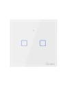 Comutator de lumină tactil WiFi + RF 433 Sonoff T1 EU TX (2-canale)
