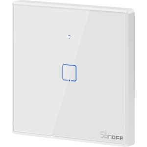Buy Touch light switch WiFi + RF 433 Sonoff T2 EU TX (1-channel) white - SNF43 - {ean13} - Home Screen Store Europe