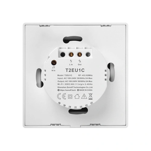 Kup Touch Lichtschalter WiFi + RF 433 Sonoff T2 EU TX (1-Kanal) - SNF43 - {ean13} - Sklep Home Screen