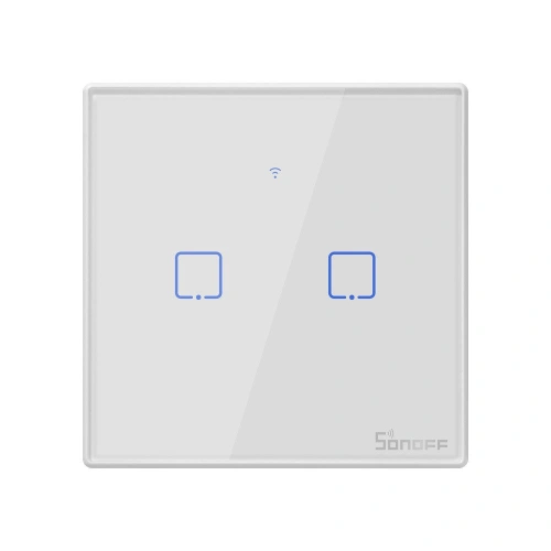 Kup Berührungsempfindlicher WiFi + RF 433 Lichtschalter Sonoff T2 EU TX (2-Kanal) - SNF44 - {ean13} - Sklep Home Screen